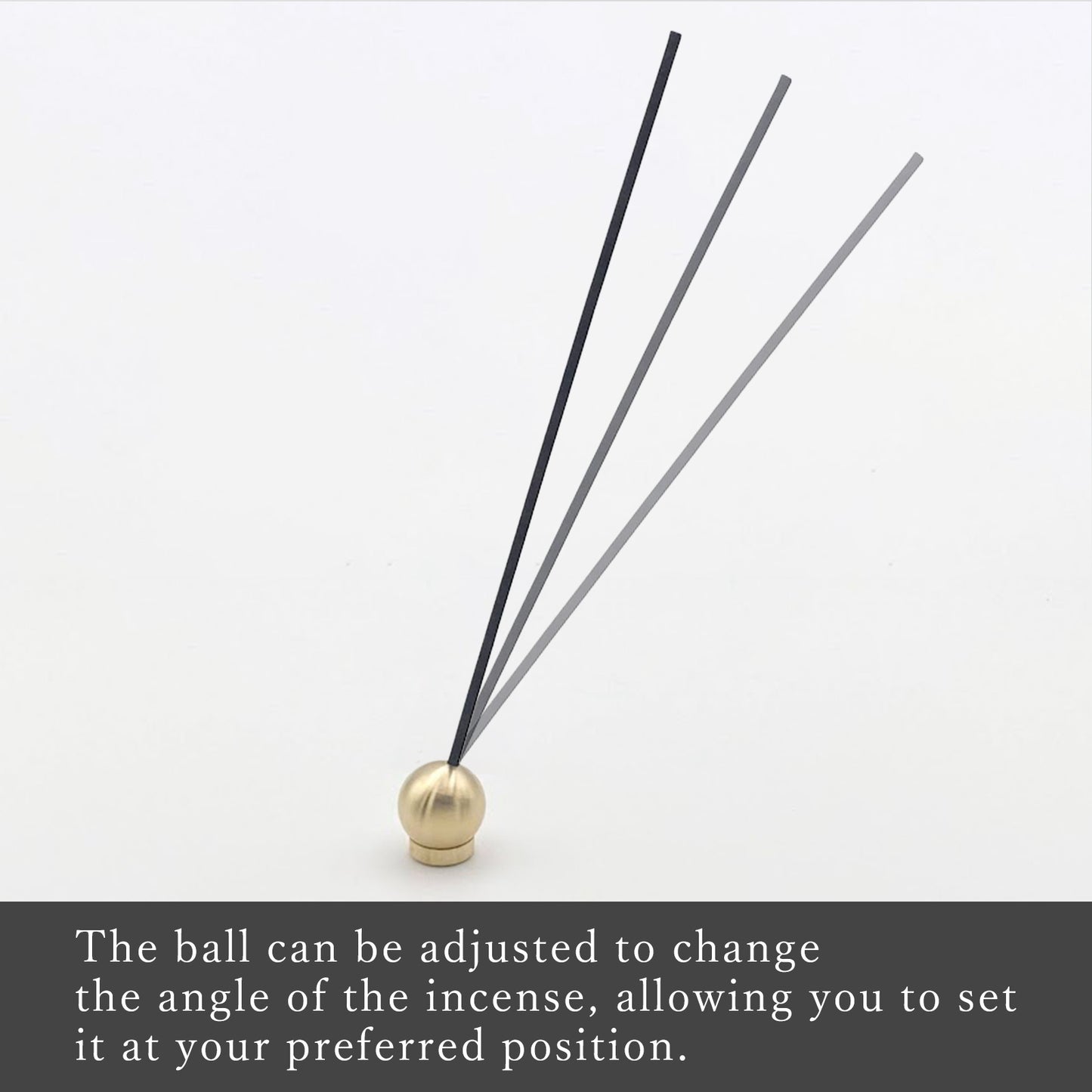 Brass Incense Holder Ball & Stand Set
